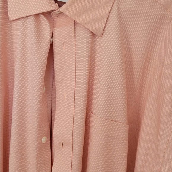 PRONTO UOMO Men's Dress Shirt, 18.5 36/37, Salmon Colour - Picture 5 of 5